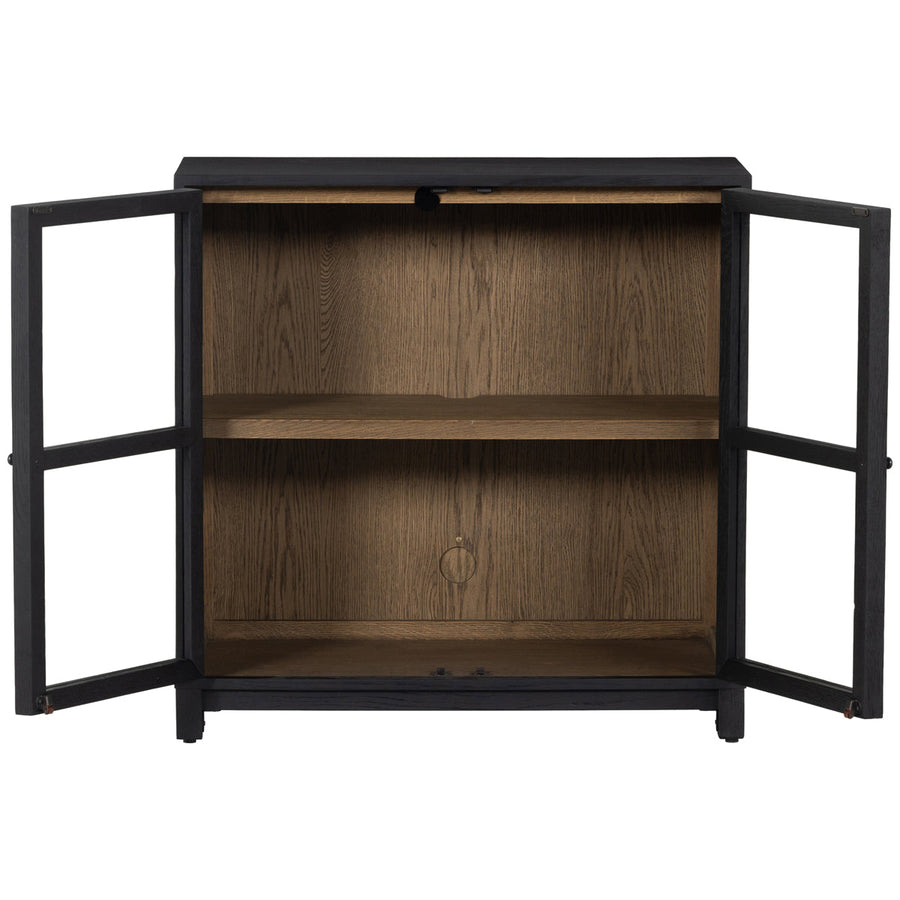 Four Hands Irondale Millie Small Cabinet - Drifted Matte Black