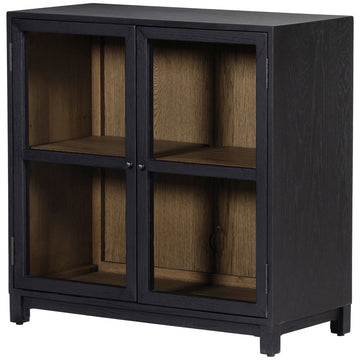 Four Hands Irondale Millie Small Cabinet - Drifted Matte Black