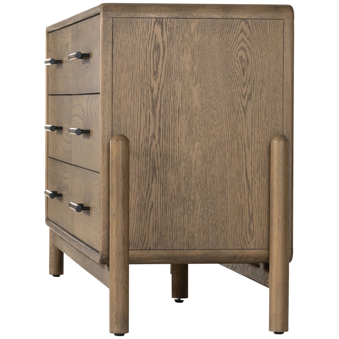 Four Hands Bolton Caroline 6-Drawer Dresser - Smoked Oak