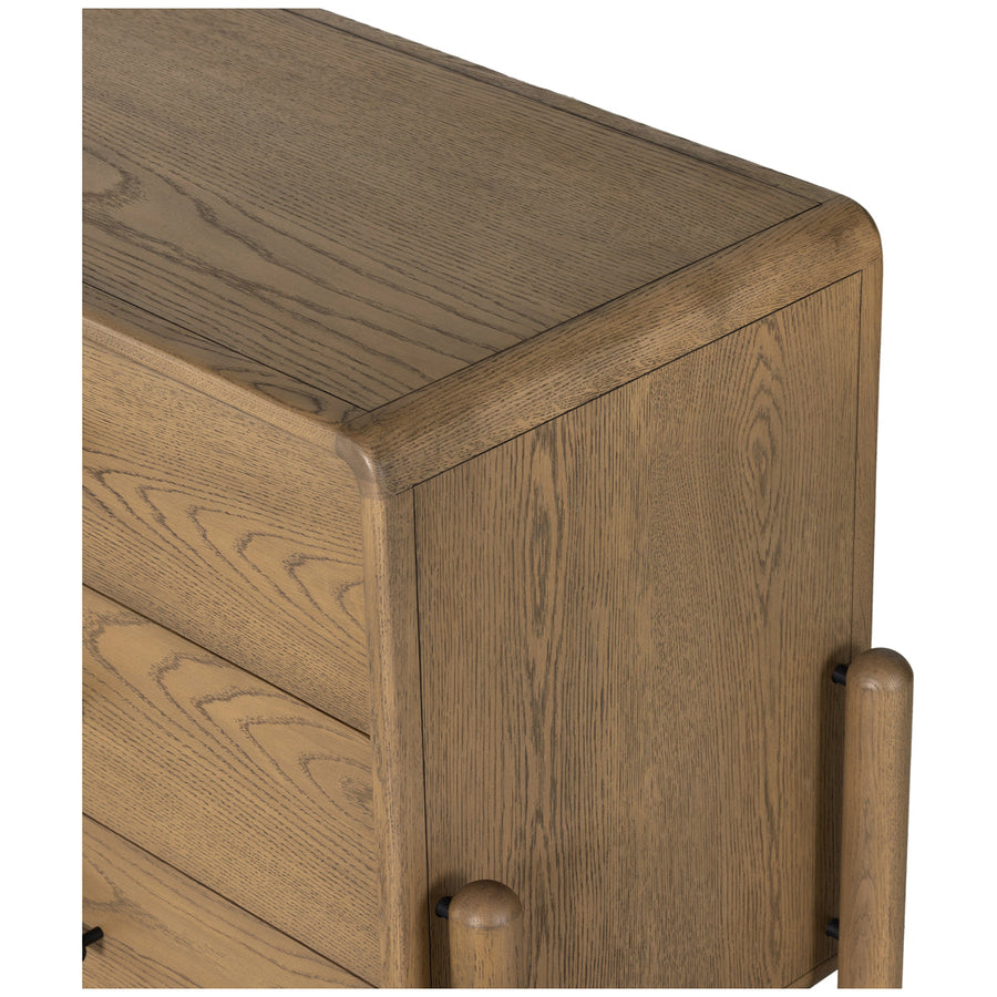 Four Hands Bolton Caroline 6-Drawer Dresser - Smoked Oak