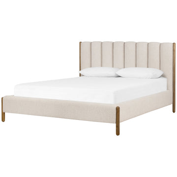 Four Hands Easton Emma Bed - Knoll Sand