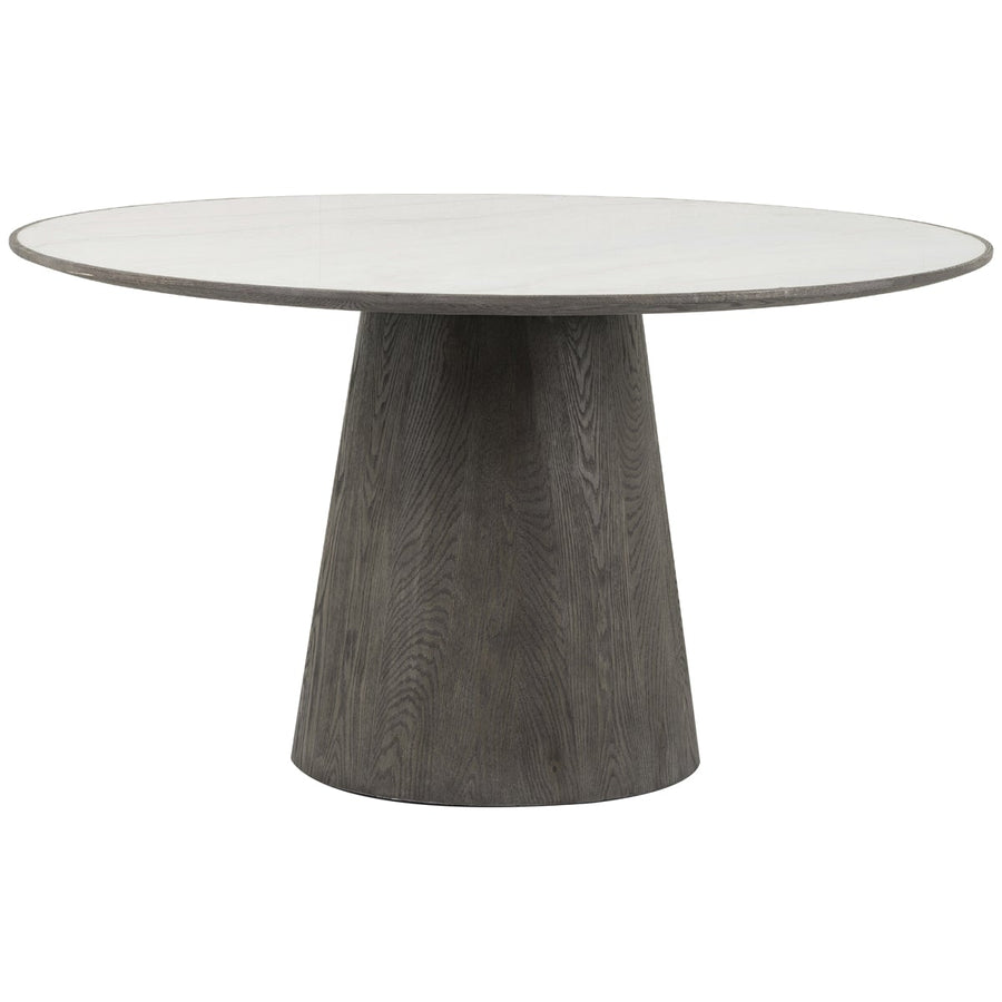 Four Hands Hughes Skye Round Dining Table - White Marble