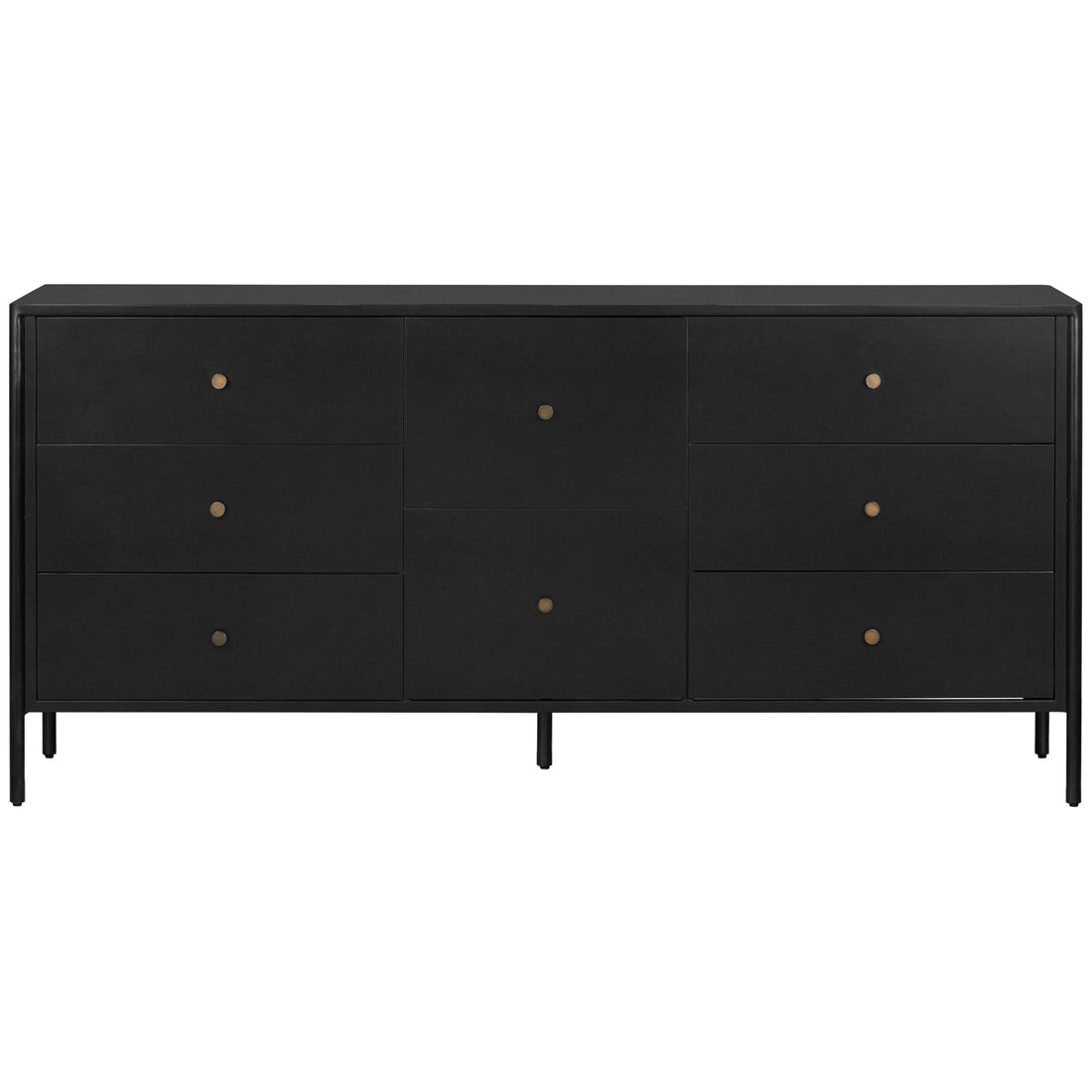 Four Hands Bolton Soto 8-Drawer Dresser - Black