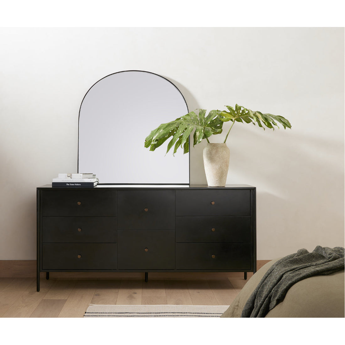 Four Hands Bolton Soto 8-Drawer Dresser - Black