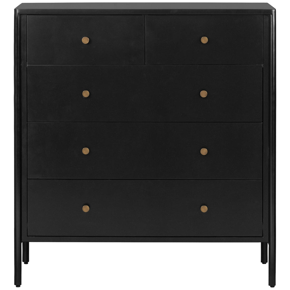 Four Hands Bolton Soto 5-Drawer Dresser - Black