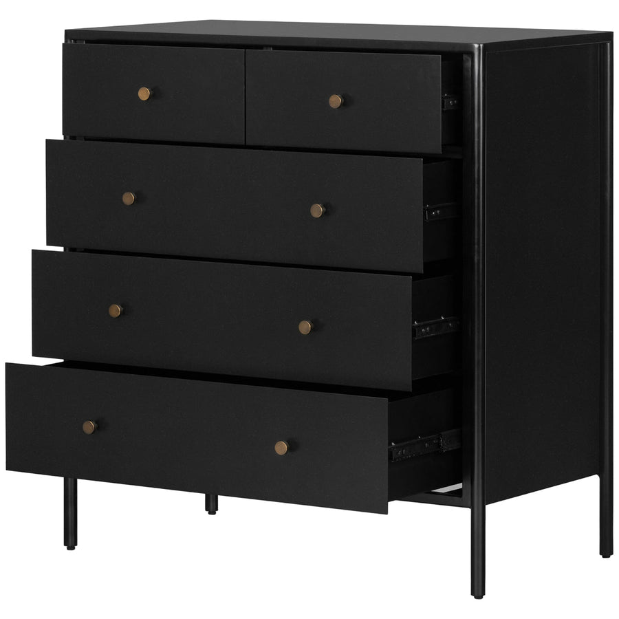 Four Hands Bolton Soto 5-Drawer Dresser - Black