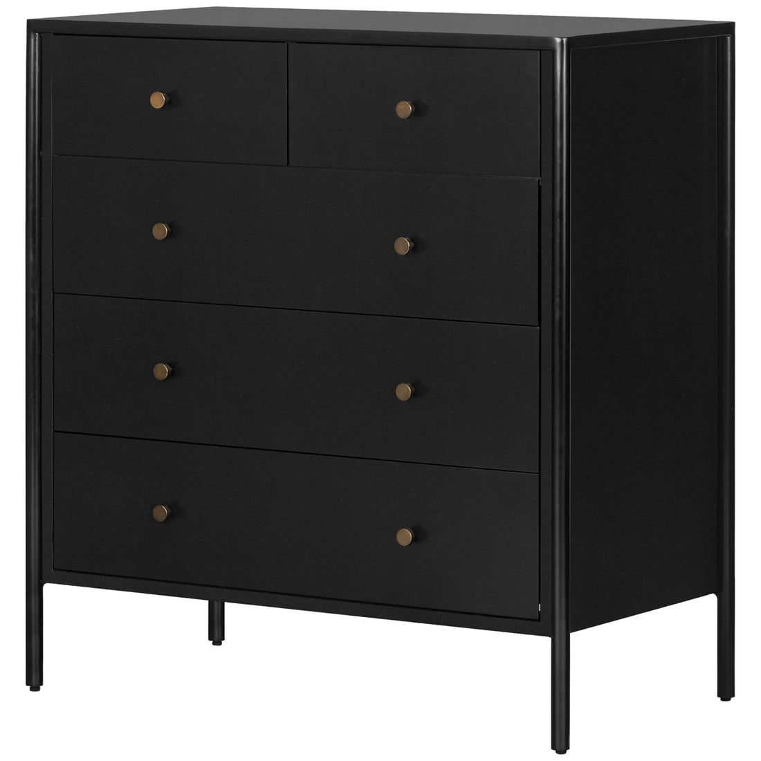 Four Hands Bolton Soto 5-Drawer Dresser - Black