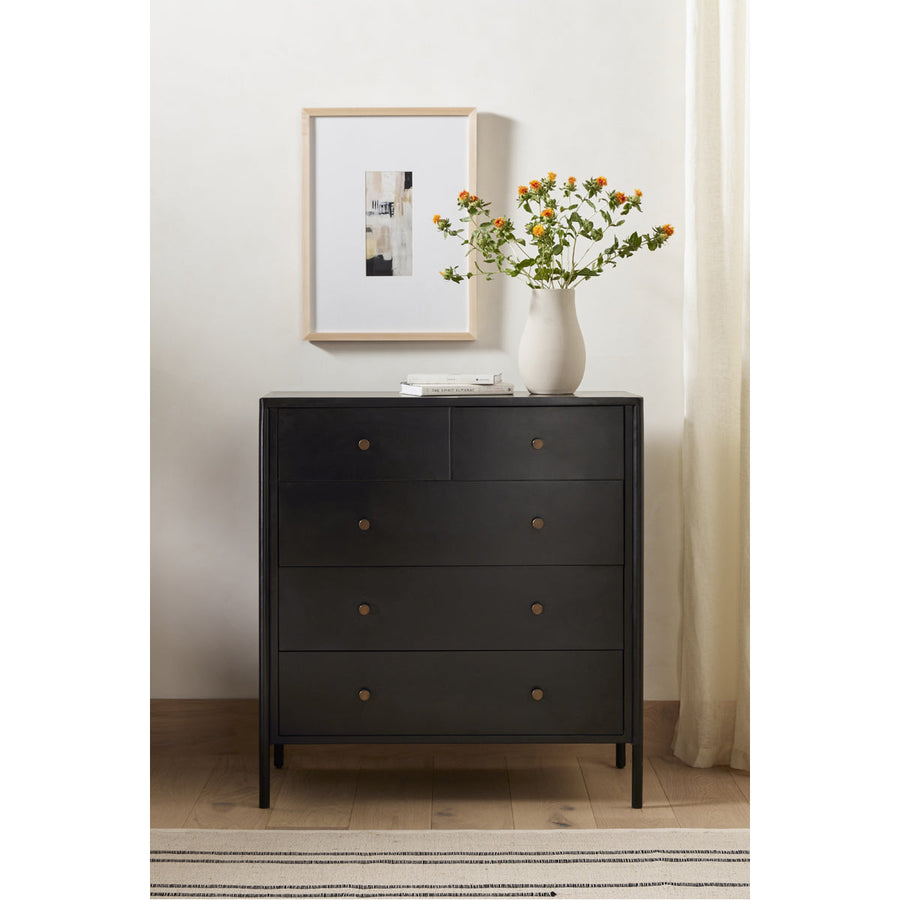 Four Hands Bolton Soto 5-Drawer Dresser - Black