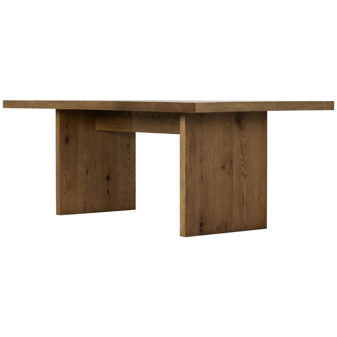 Four Hands Haiden Eaton Dining Table - Amber Oak Resin