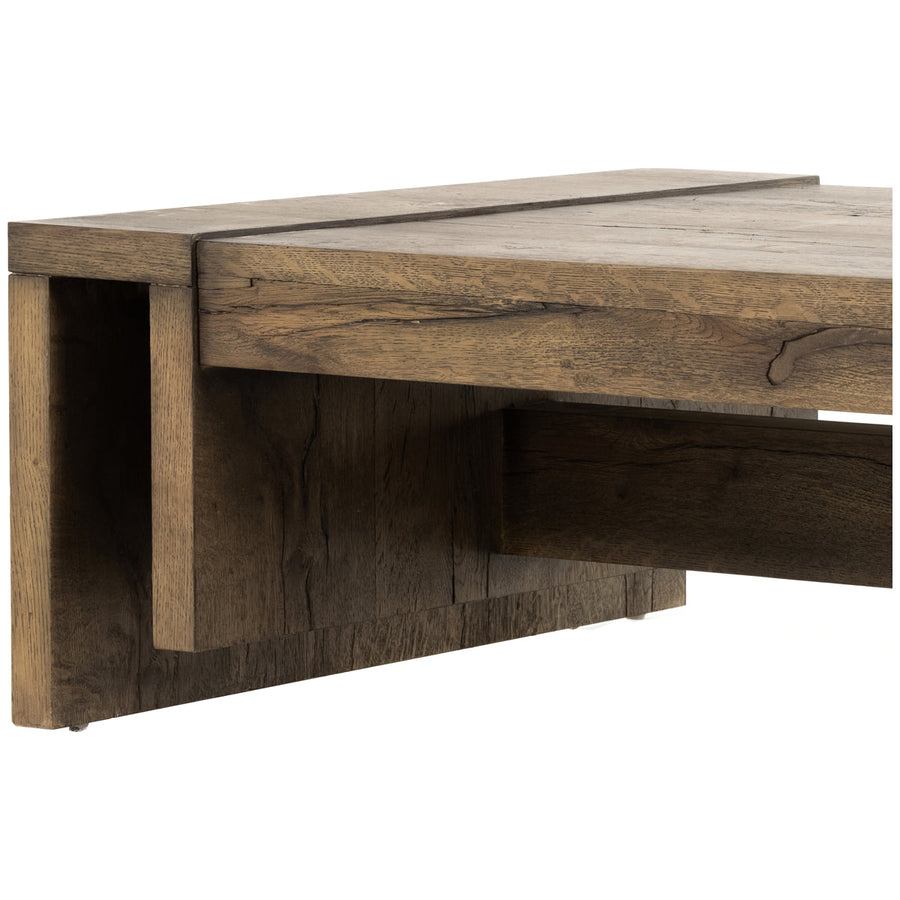 Four Hands Bina Beam Coffee Table - Rustic Fawn Veneer