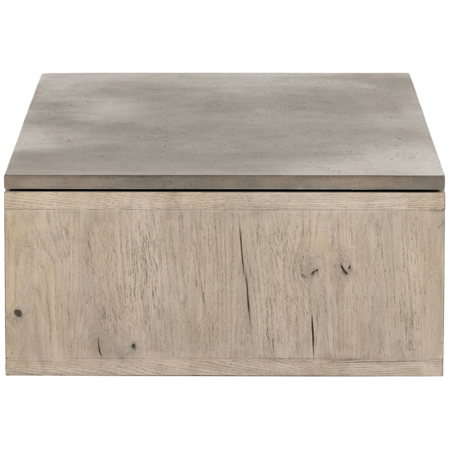 Four Hands Bina Faro Coffee Table - Dark Grey Concrete