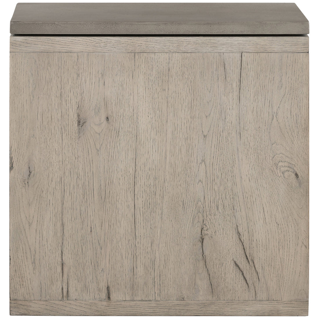 Four Hands Bina Faro End Table - Dark Grey Concrete