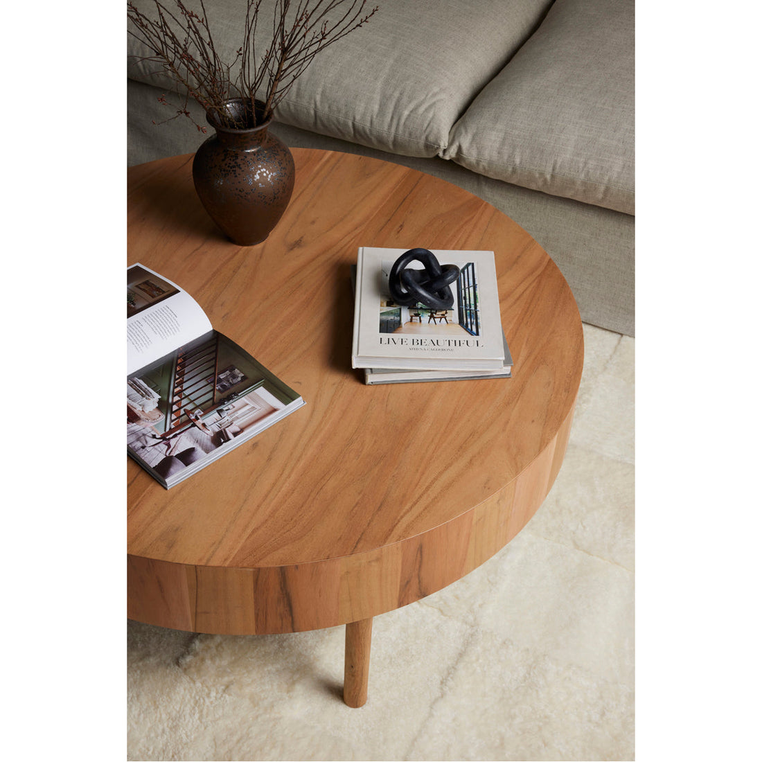 Four Hands Bennett Atmore Coffee Table - Amber Oak