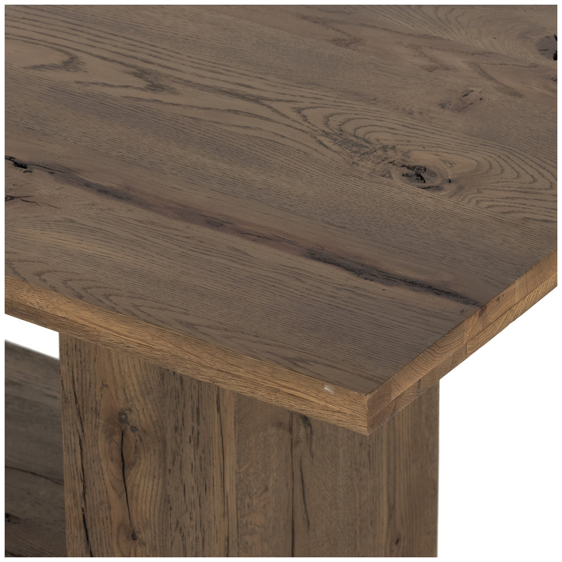 Four Hands Bina Perrin 93-Inch Dining Table - Rustic Fawn