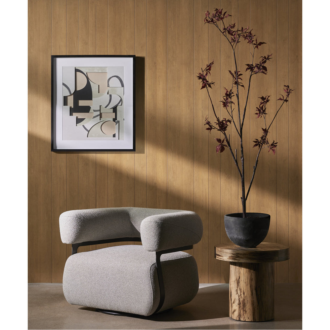 Four Hands Bina Gareth Swivel Chair