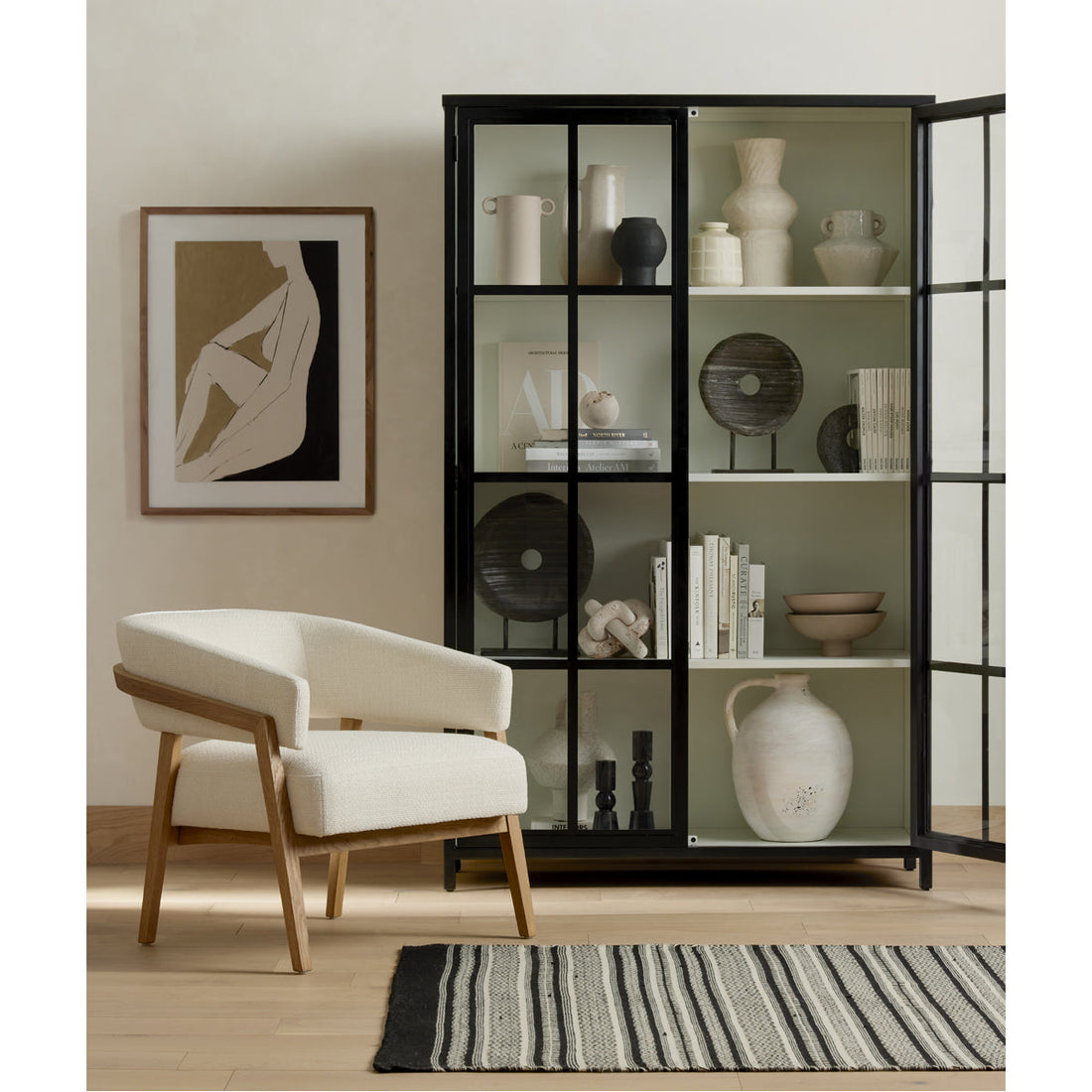 Four Hands Bolton Lexington Cabinet - Black