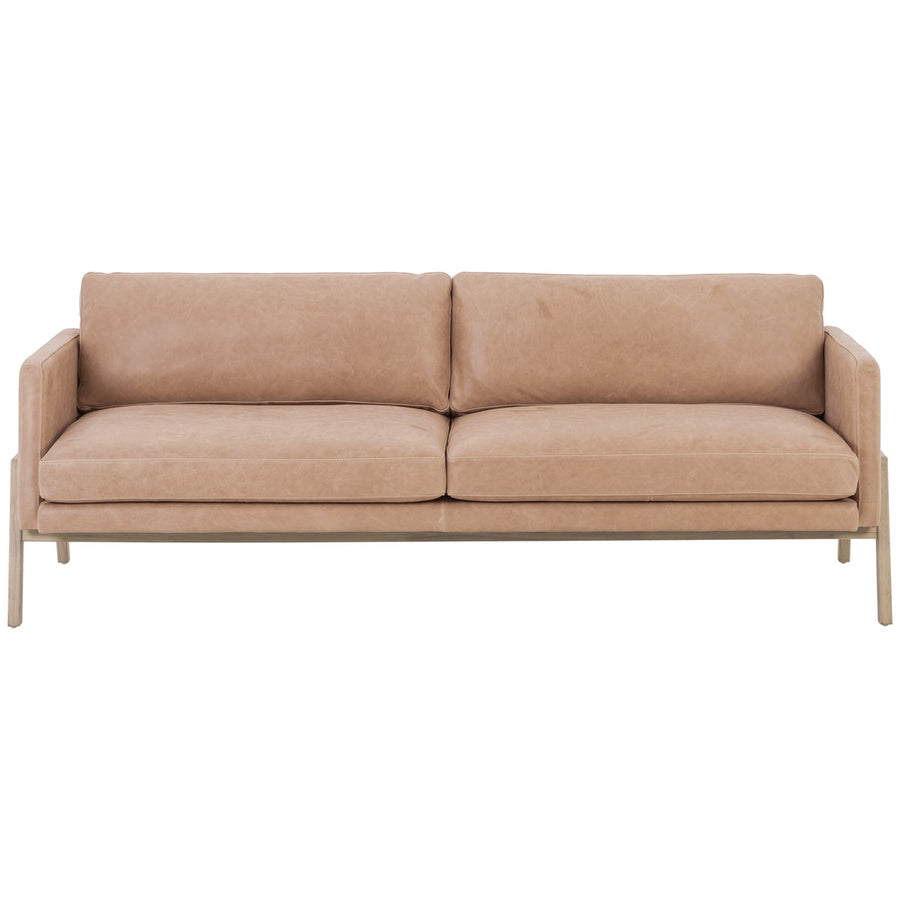 Four Hands Kensington Diana 84-Inch Leather Sofa