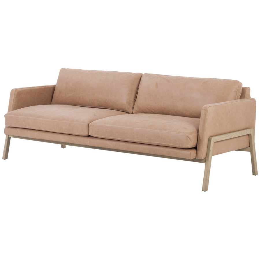 Four Hands Kensington Diana 84-Inch Leather Sofa