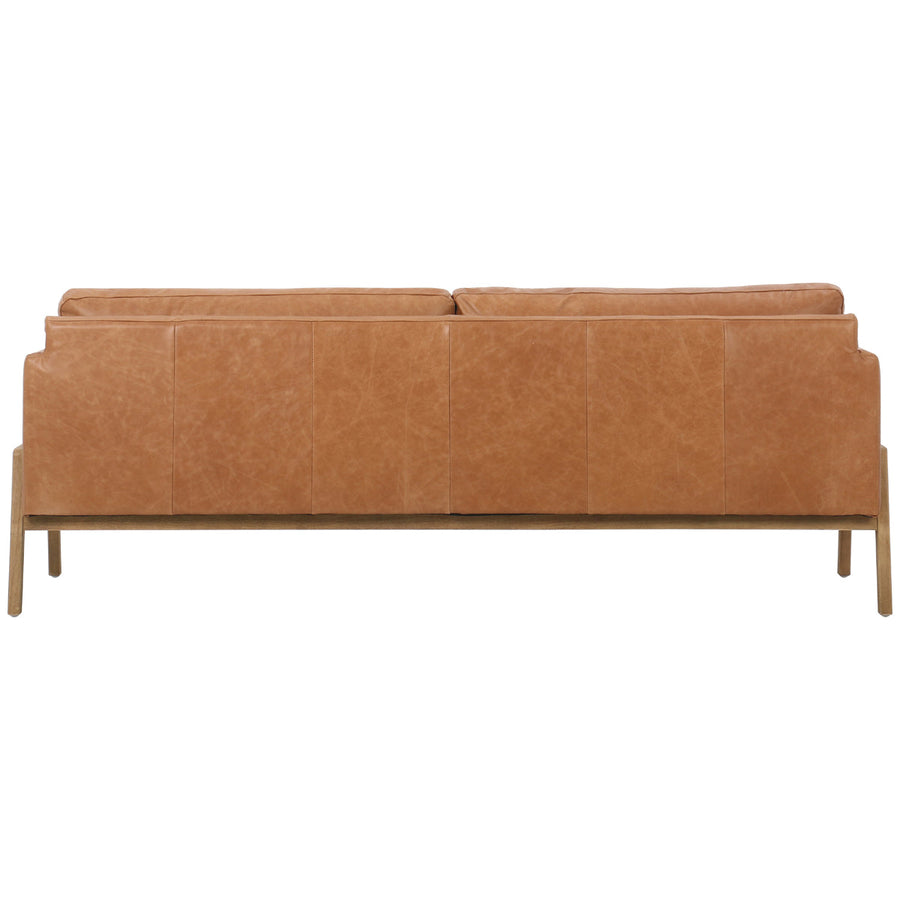 Four Hands Kensington Diana 84-Inch Leather Sofa