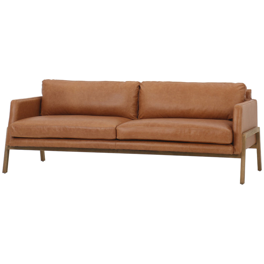 Four Hands Kensington Diana 84-Inch Leather Sofa