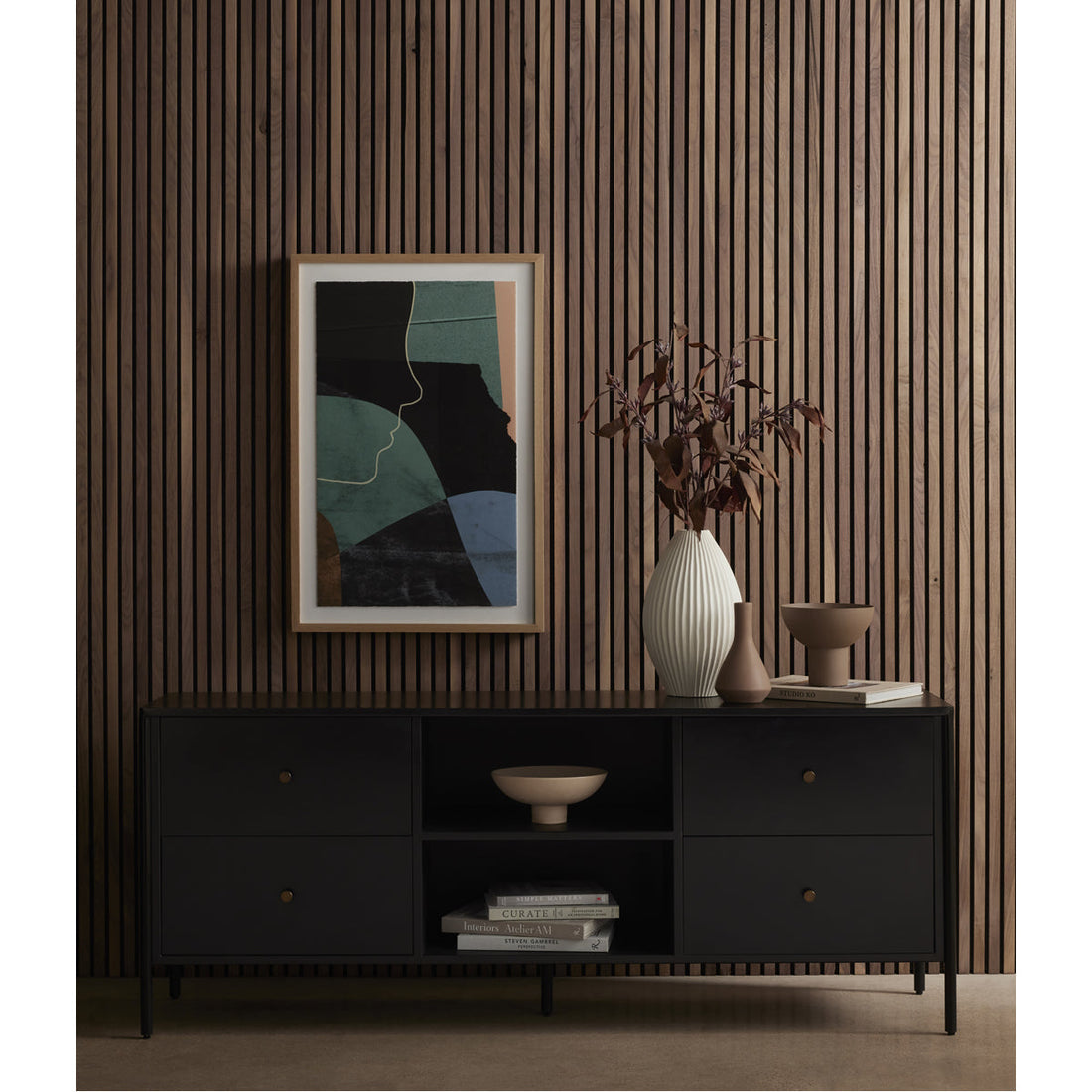 Four Hands Bolton Soto Media Console - Black