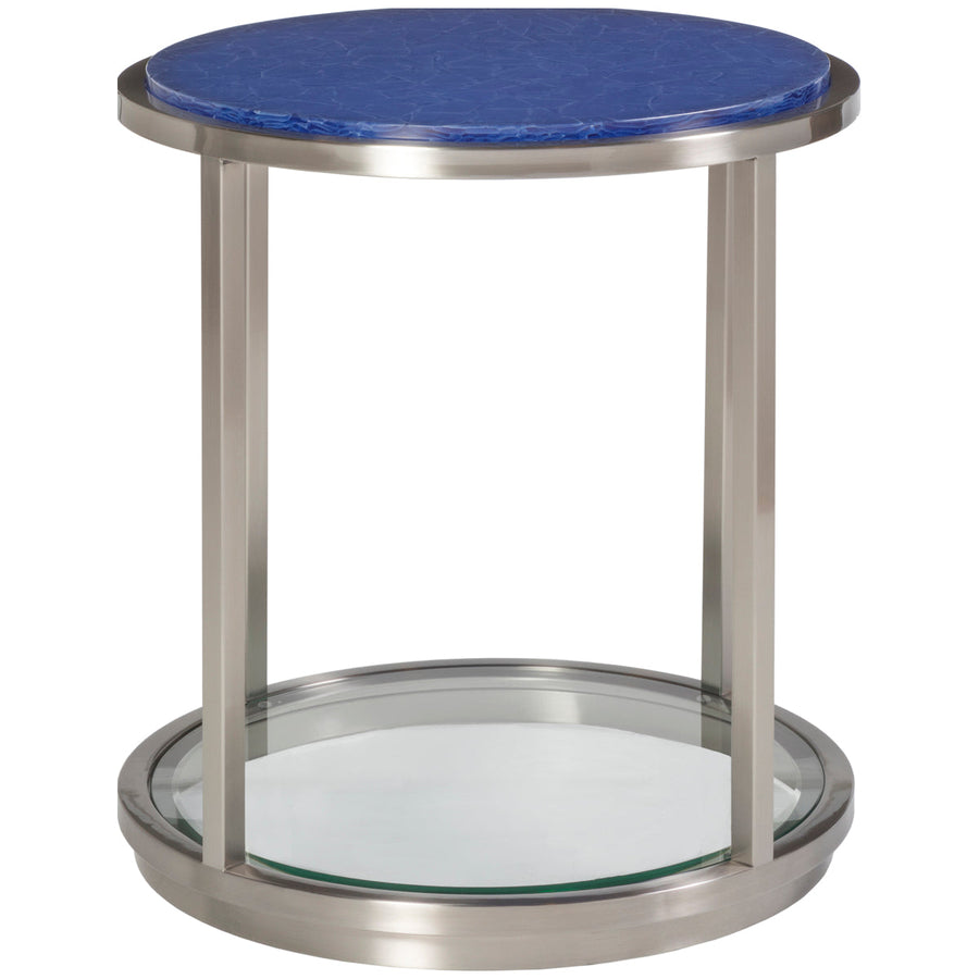 Artistica Home Signature Designs Ultramarine Round End Table 2288-953