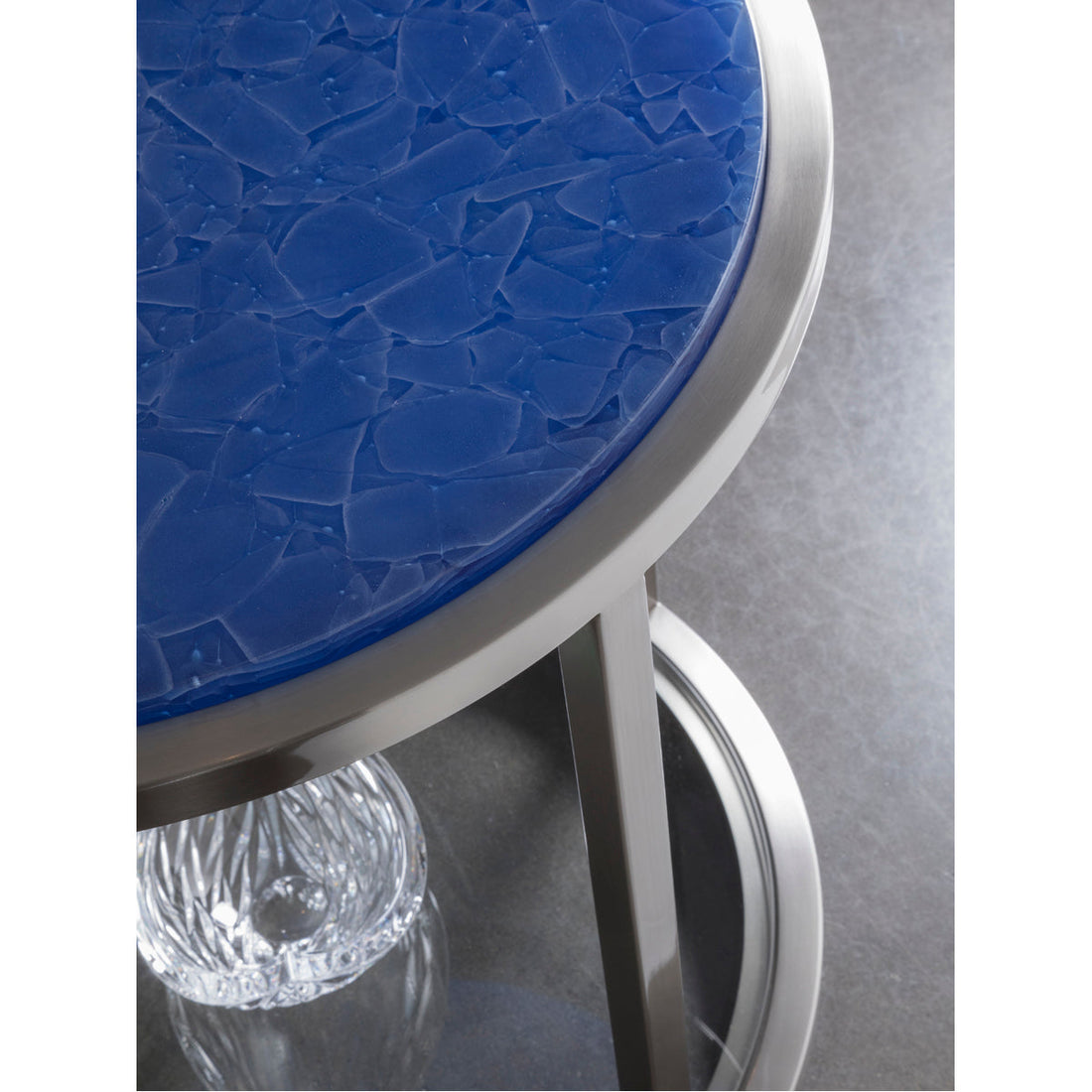 Artistica Home Signature Designs Ultramarine Round End Table 2288-953