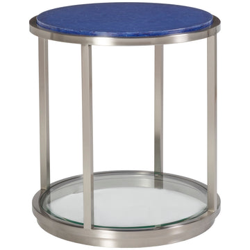 Artistica Home Signature Designs Ultramarine Round End Table 2288-953