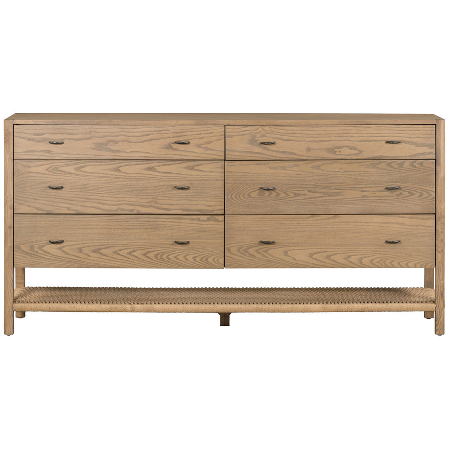 Four Hands Belfast Zuma 6-Drawer Dresser - Dune Ash