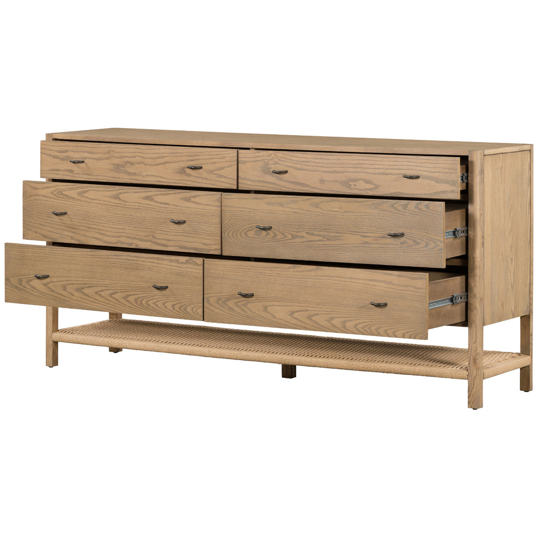 Four Hands Belfast Zuma 6-Drawer Dresser - Dune Ash