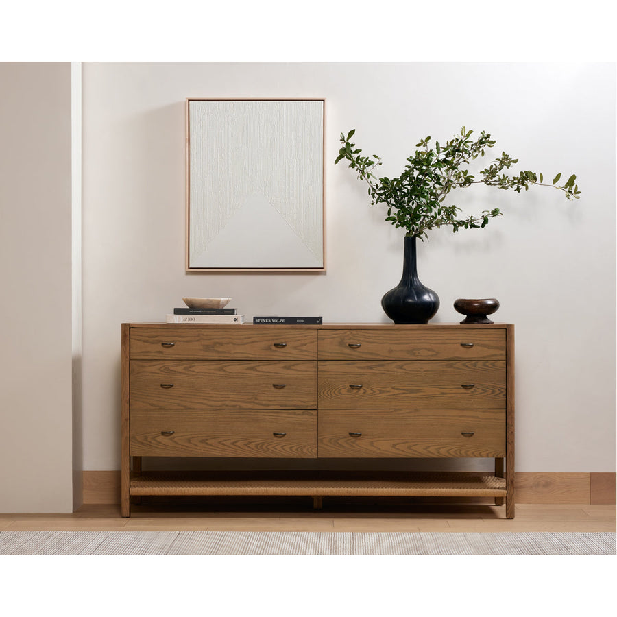 Four Hands Belfast Zuma 6-Drawer Dresser - Dune Ash