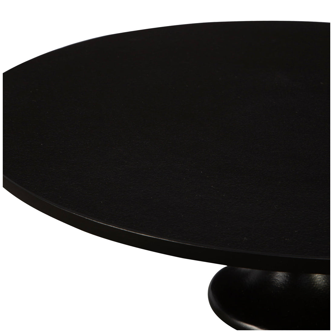 Uttermost Flight Textured Black Accent Table