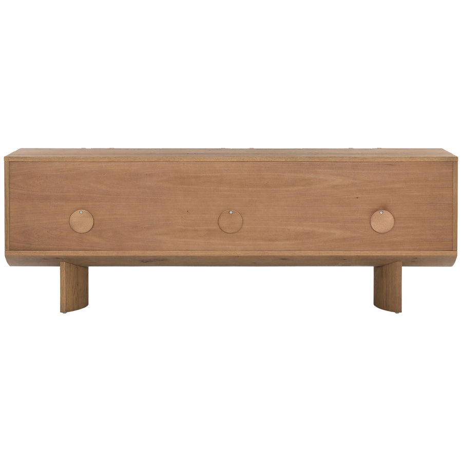 Four Hands Barton Pickford Media Console - Dusted Oak Veneer