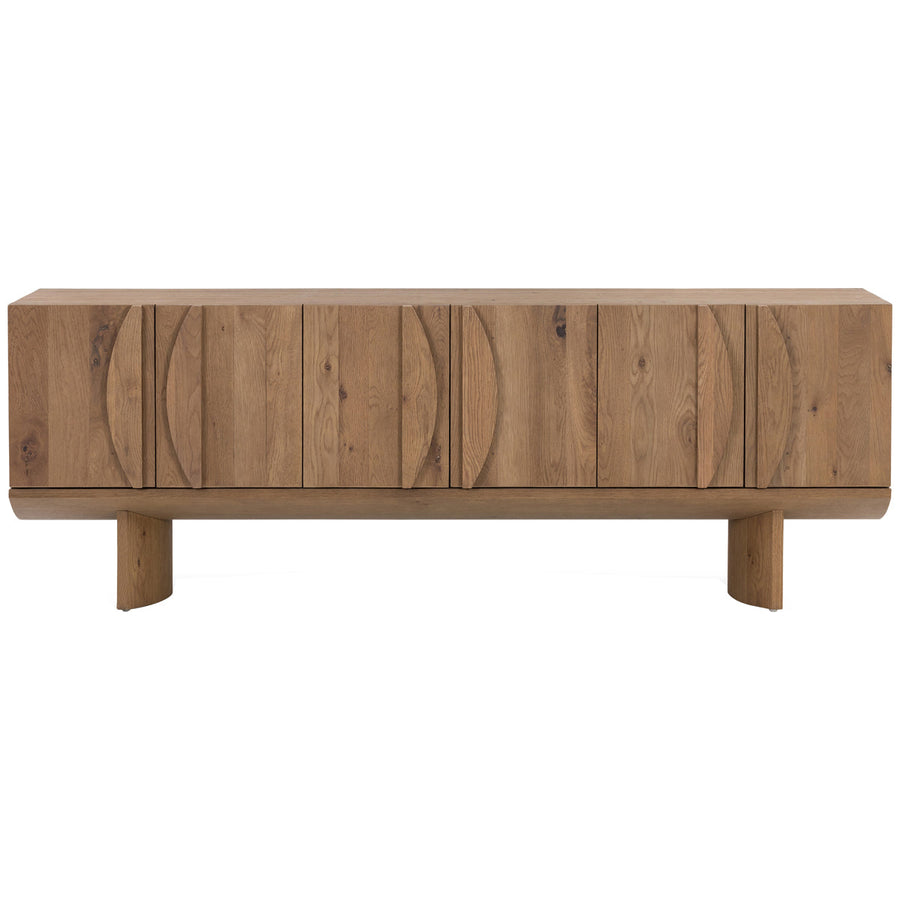 Four Hands Barton Pickford Media Console - Dusted Oak Veneer