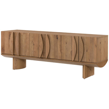 Four Hands Barton Pickford Media Console - Dusted Oak Veneer