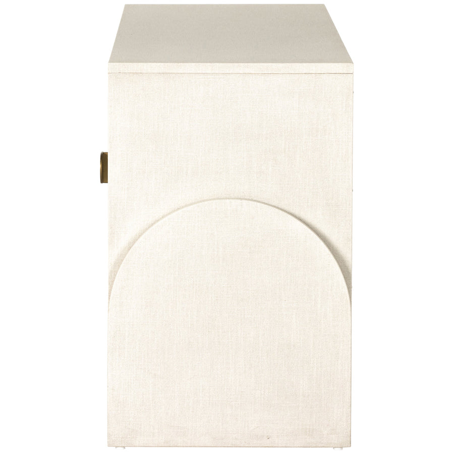 Four Hands Callahan Cressida Sideboard - Ivory Painted Linen