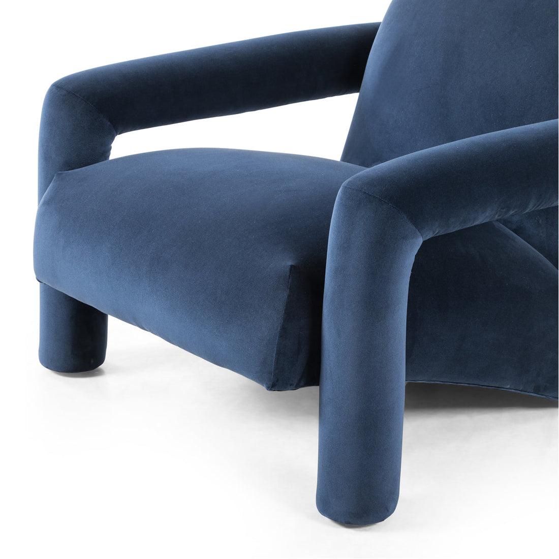 Four Hands Caswell Jordy Chair - Sapphire Navy