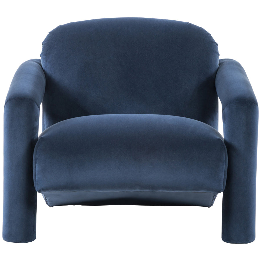 Four Hands Caswell Jordy Chair - Sapphire Navy