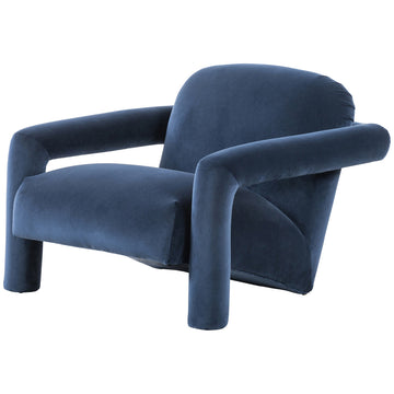 Four Hands Caswell Jordy Chair - Sapphire Navy