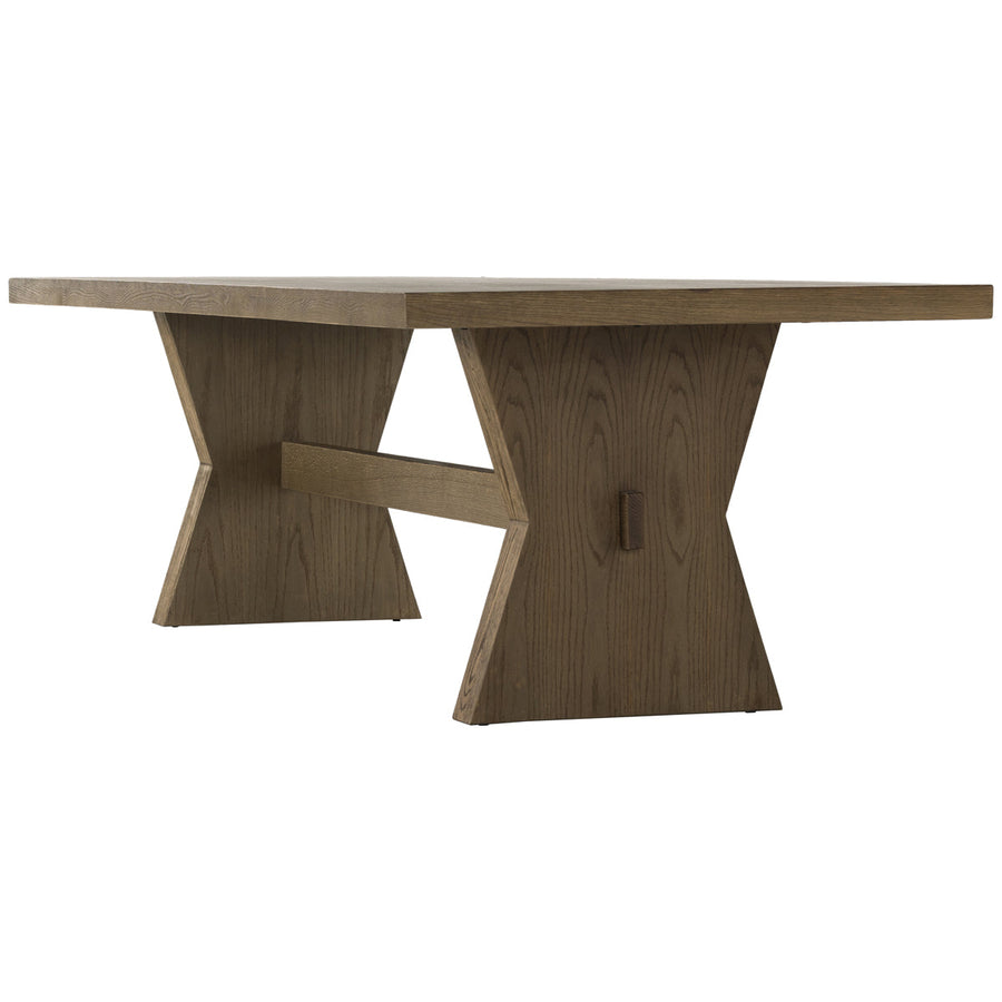 Four Hands Irondale Tia 108-Inch Dining Table - Drifted Oak Solid