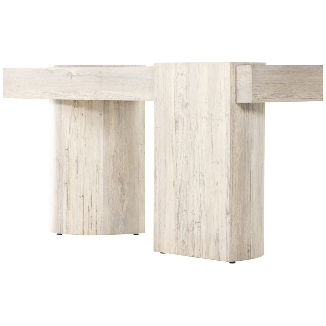 Four Hands Wesson Georgie Console Table - Bleached Spalted