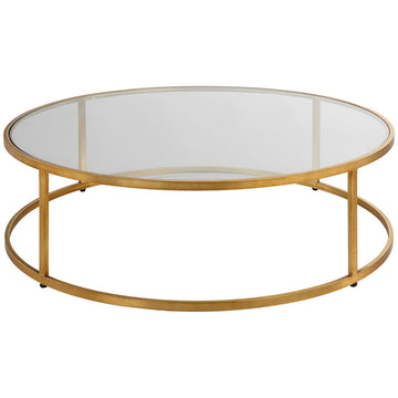 Uttermost Radius Modern Circular Coffee Table