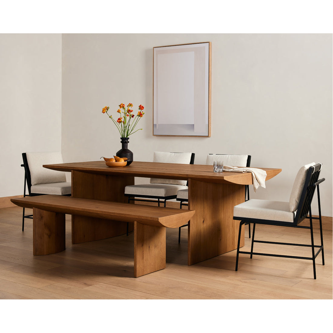 Four Hands Barton Pickford 84-Inch Dining Table - Dusted Oak