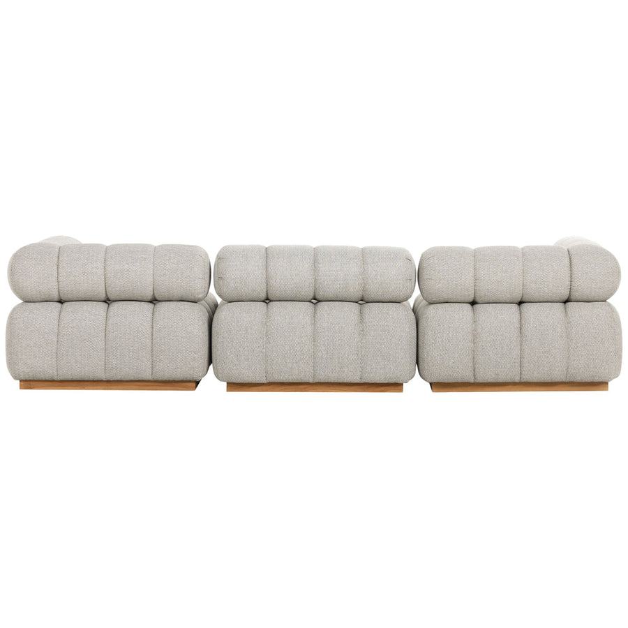 Four Hands Solano Roma Outdoor 3-Piece Sectional with Ottoman