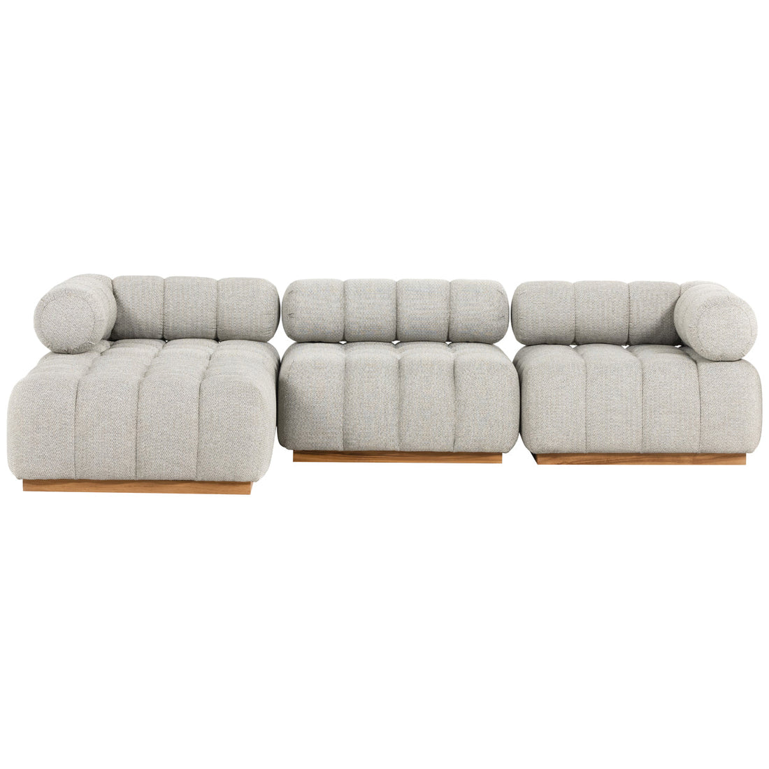 Four Hands Solano Roma Outdoor 3-Piece Sectional with Ottoman