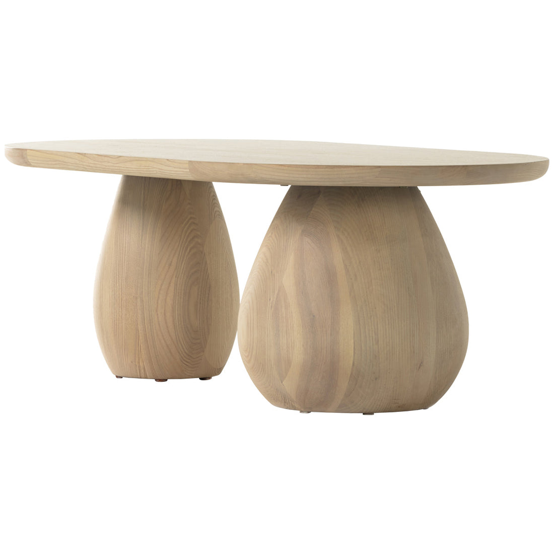 Four Hands Belfast Merla Wood Coffee Table - Light Natural Ash