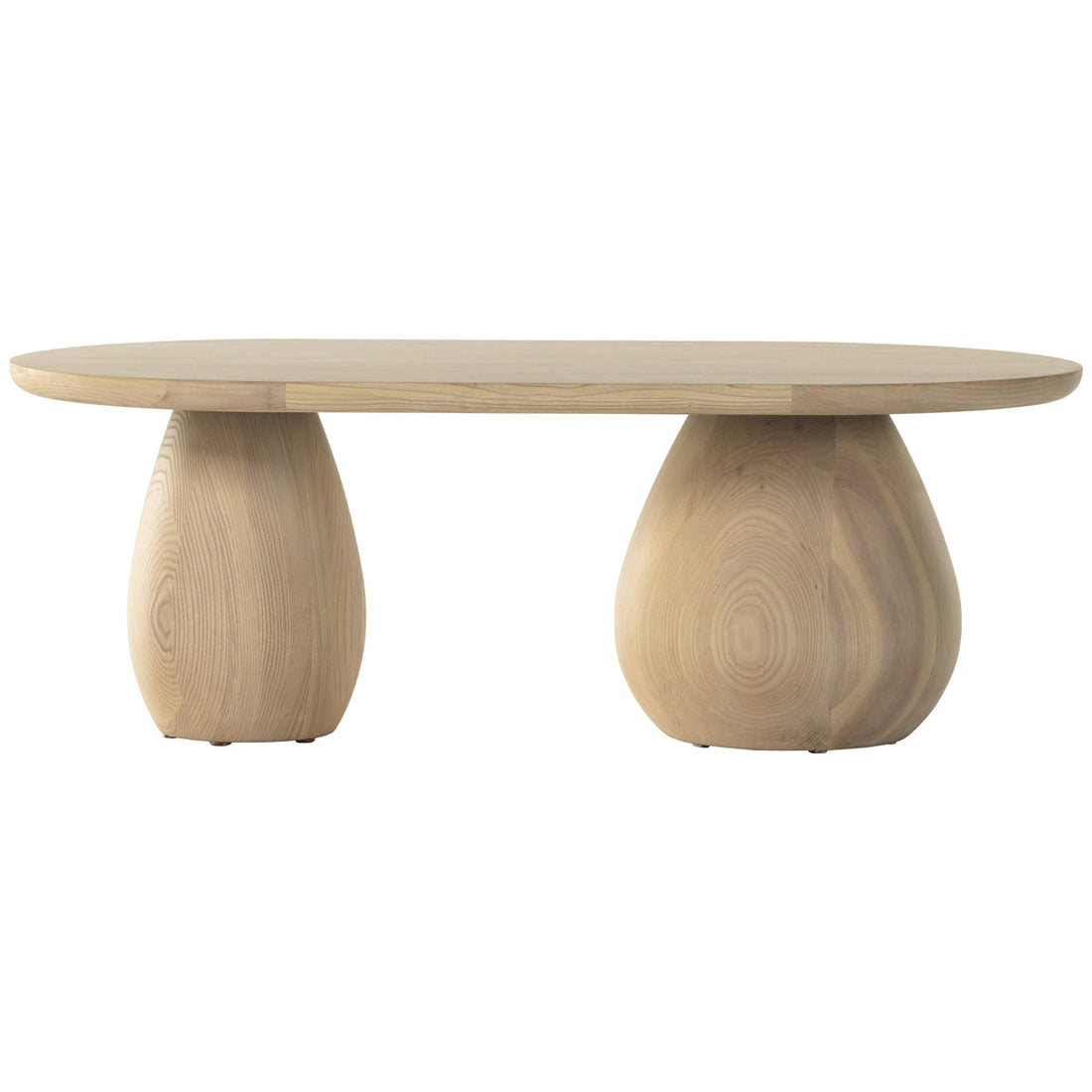 Four Hands Belfast Merla Wood Coffee Table - Light Natural Ash