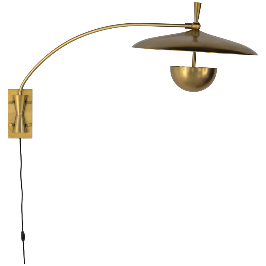 Four Hands Camden Bennington Sconce - Antique Brass Iron