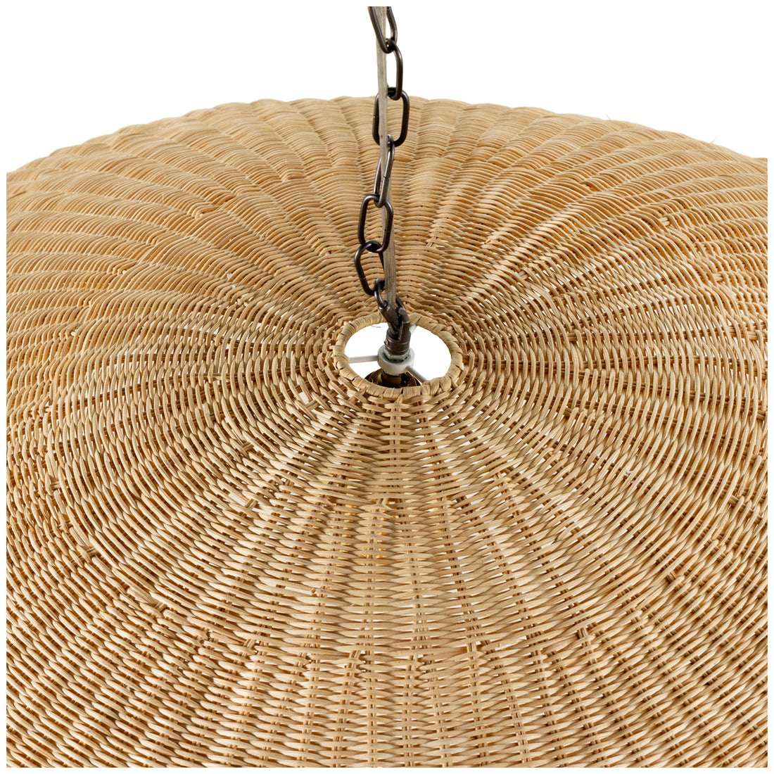 Four Hands Ryker Overscale Woven Rattan Pendant - Natural