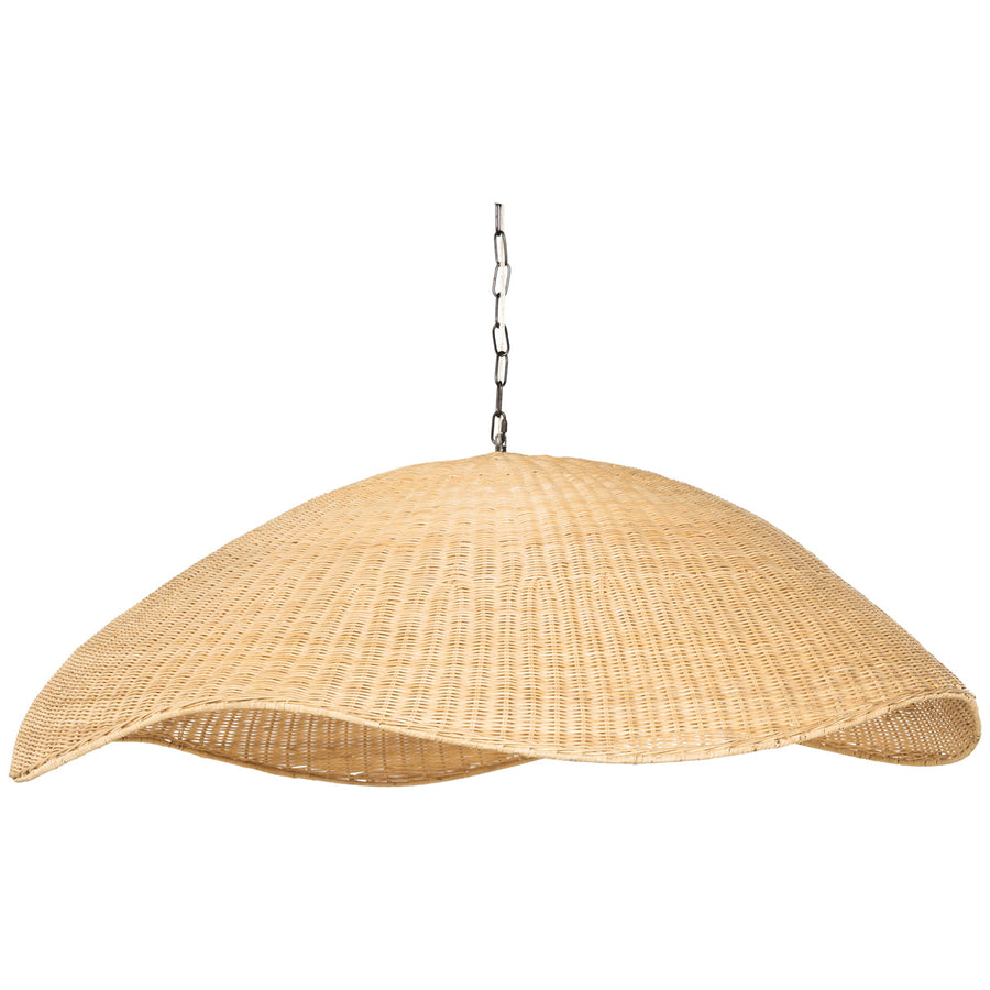 Four Hands Ryker Overscale Woven Rattan Pendant - Natural